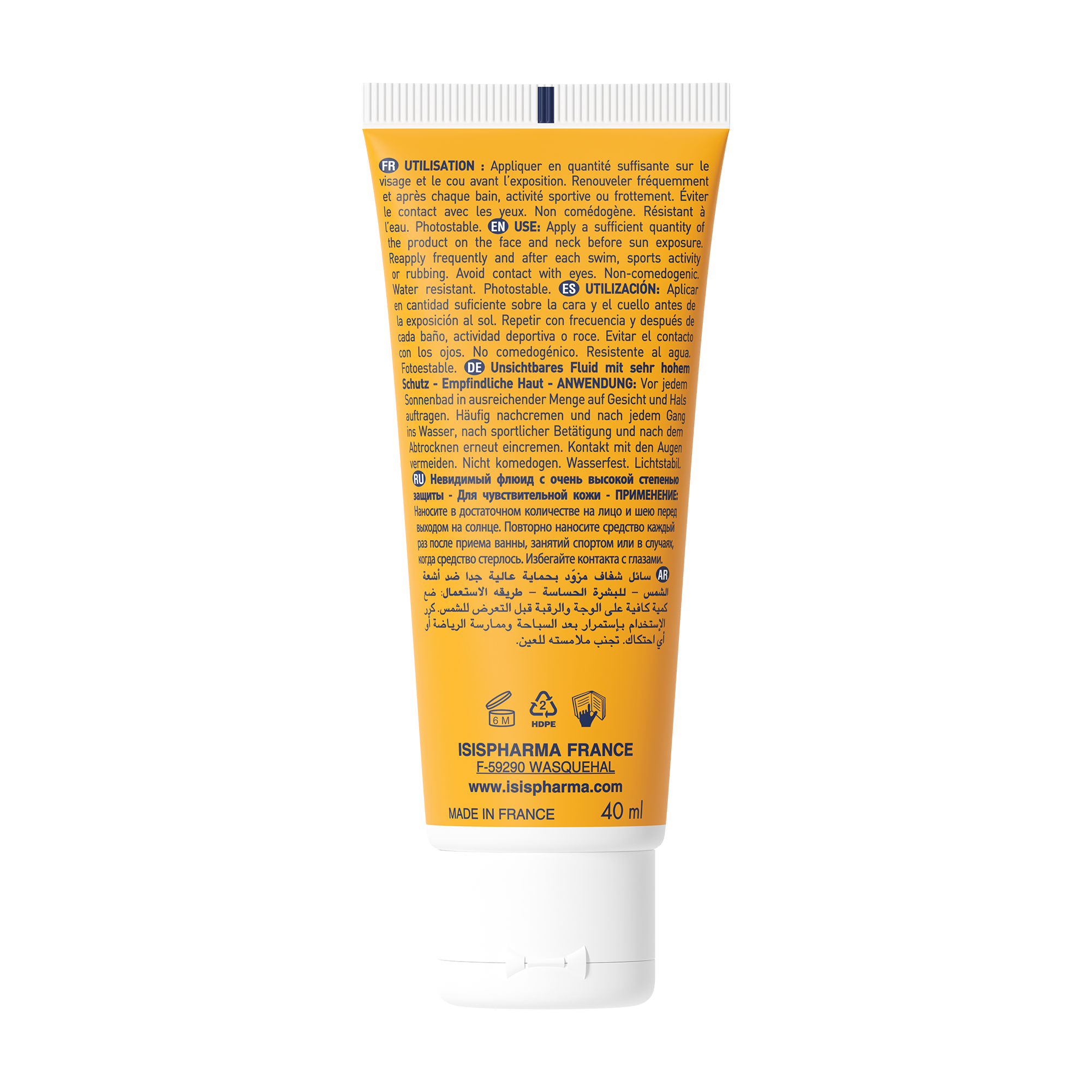 ISISPHARMA UVEBLOCK SPF50+ fluid invisible  40ML