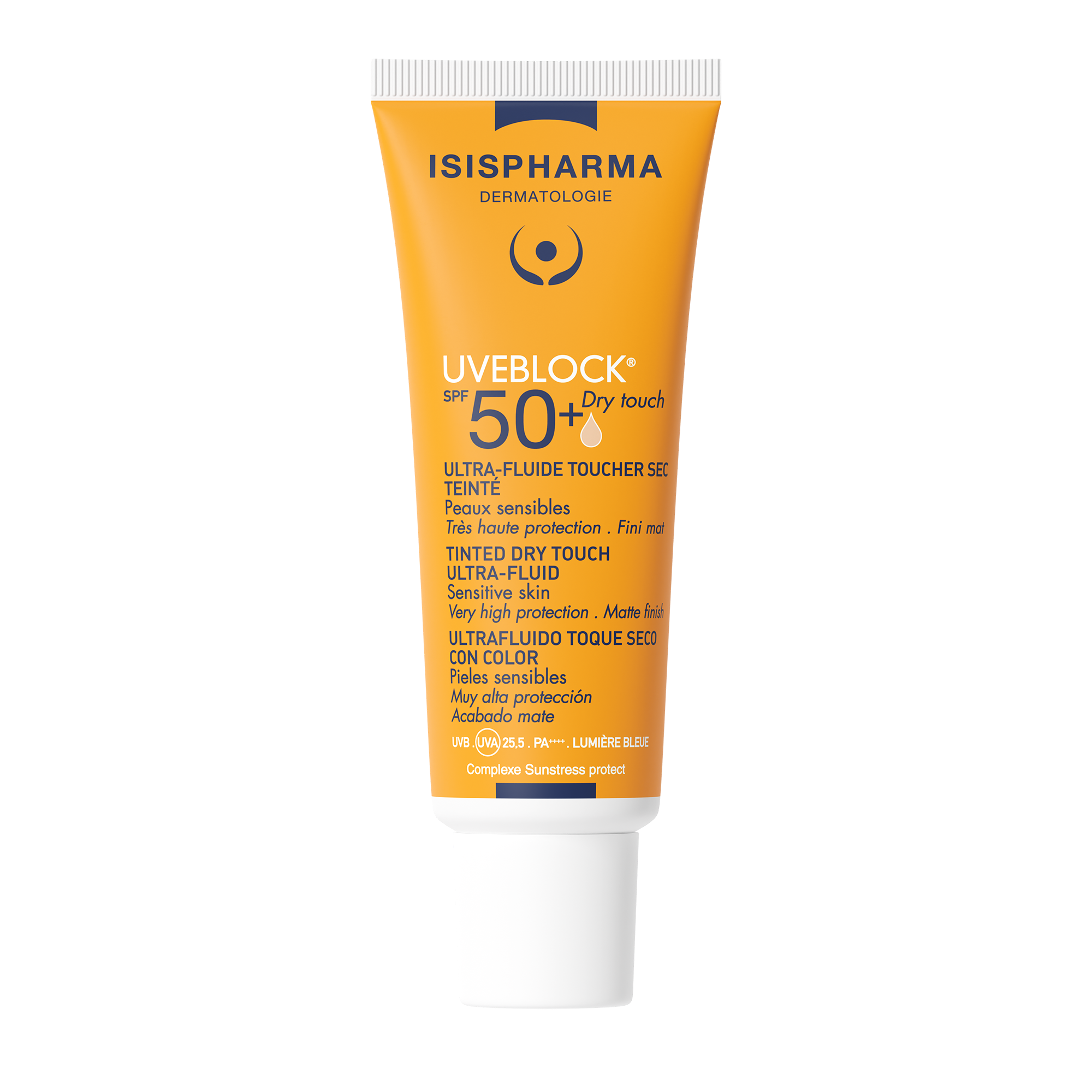 ISISPHARMA UVEBLOCK SPF50+ dry touch light tinted  40ML